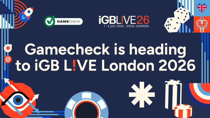 Gamecheck is aanwezig op iGB L!VE London 2026.